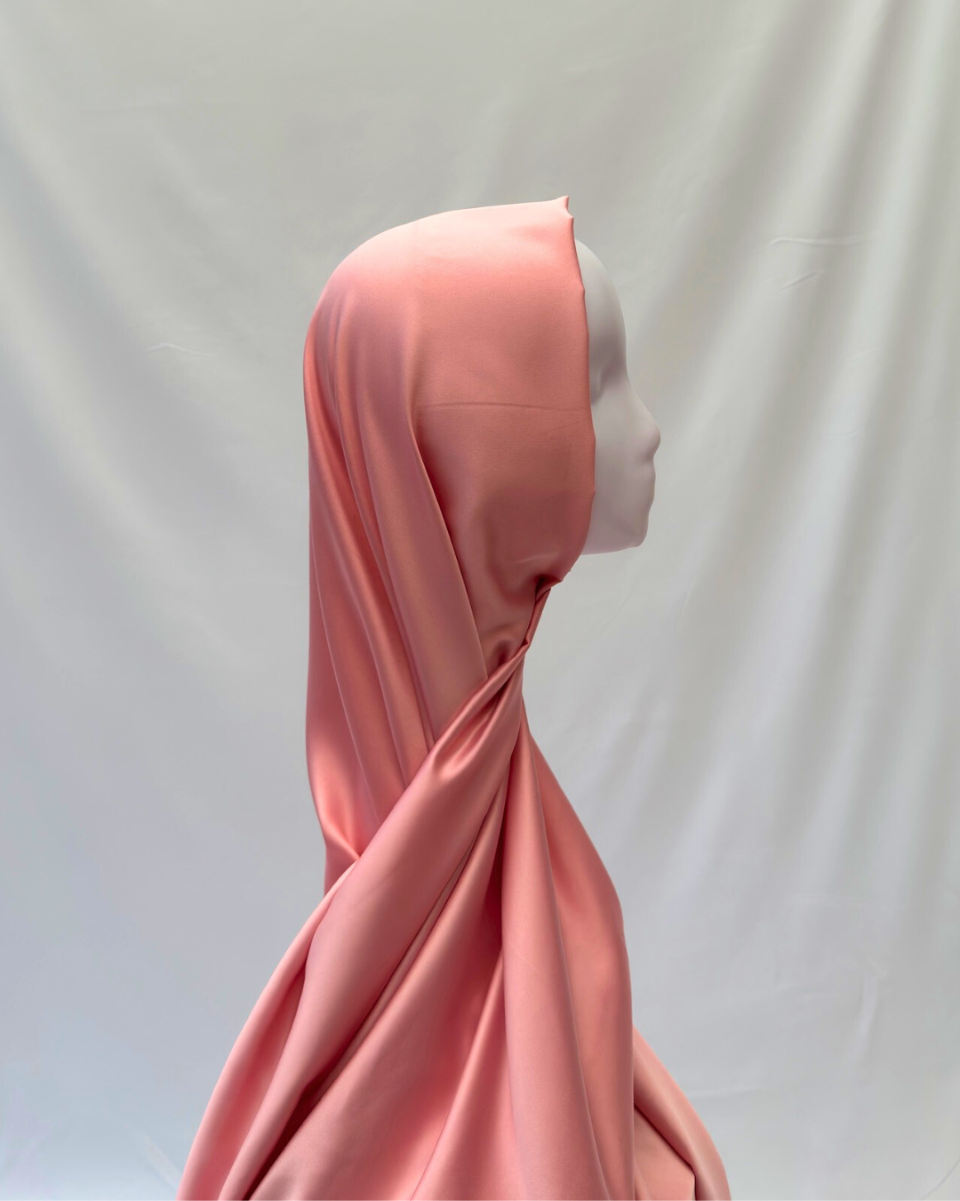 Rosy Glow - Satin Hijab