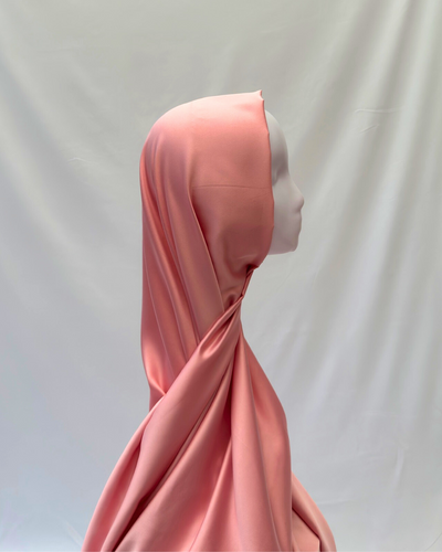 Rosy Glow - Satin Hijab